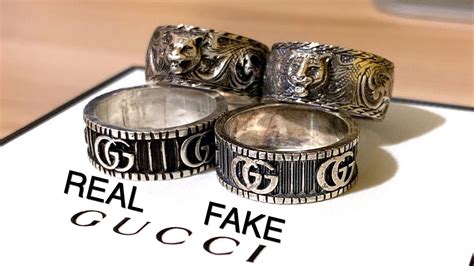 how to tell if a gucci ring is real|are gucci rings real.